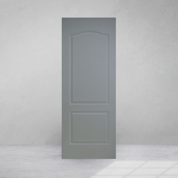 Puerta California 2 Paneles Gris