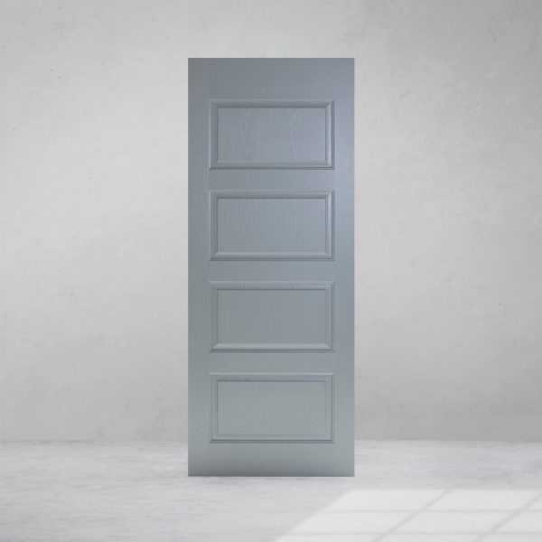 Puerta Milan 4 Paneles Gris