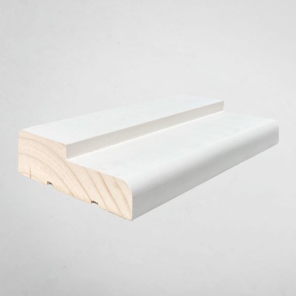 Marco de pino Blanco 9cm